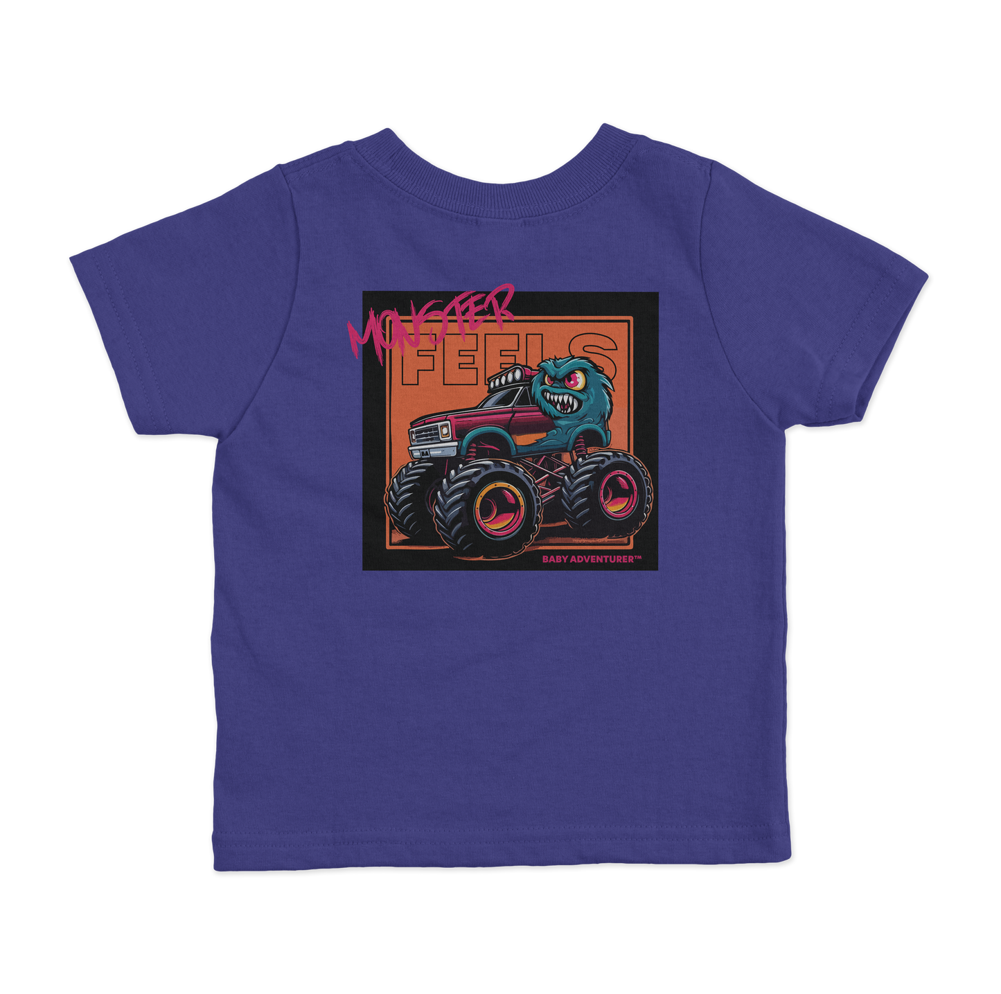 Monster Feels, Monster Truck - Baby Adventurer™ - Let 'Em Roar Toddler Tee