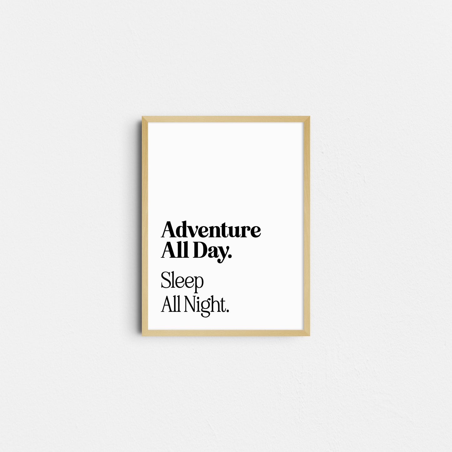 Baby Adventurer™ - Adventure All Day, Sleep All Night News Print