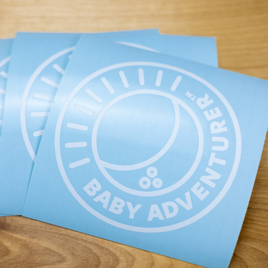 Baby Adventurer™ Decal - White