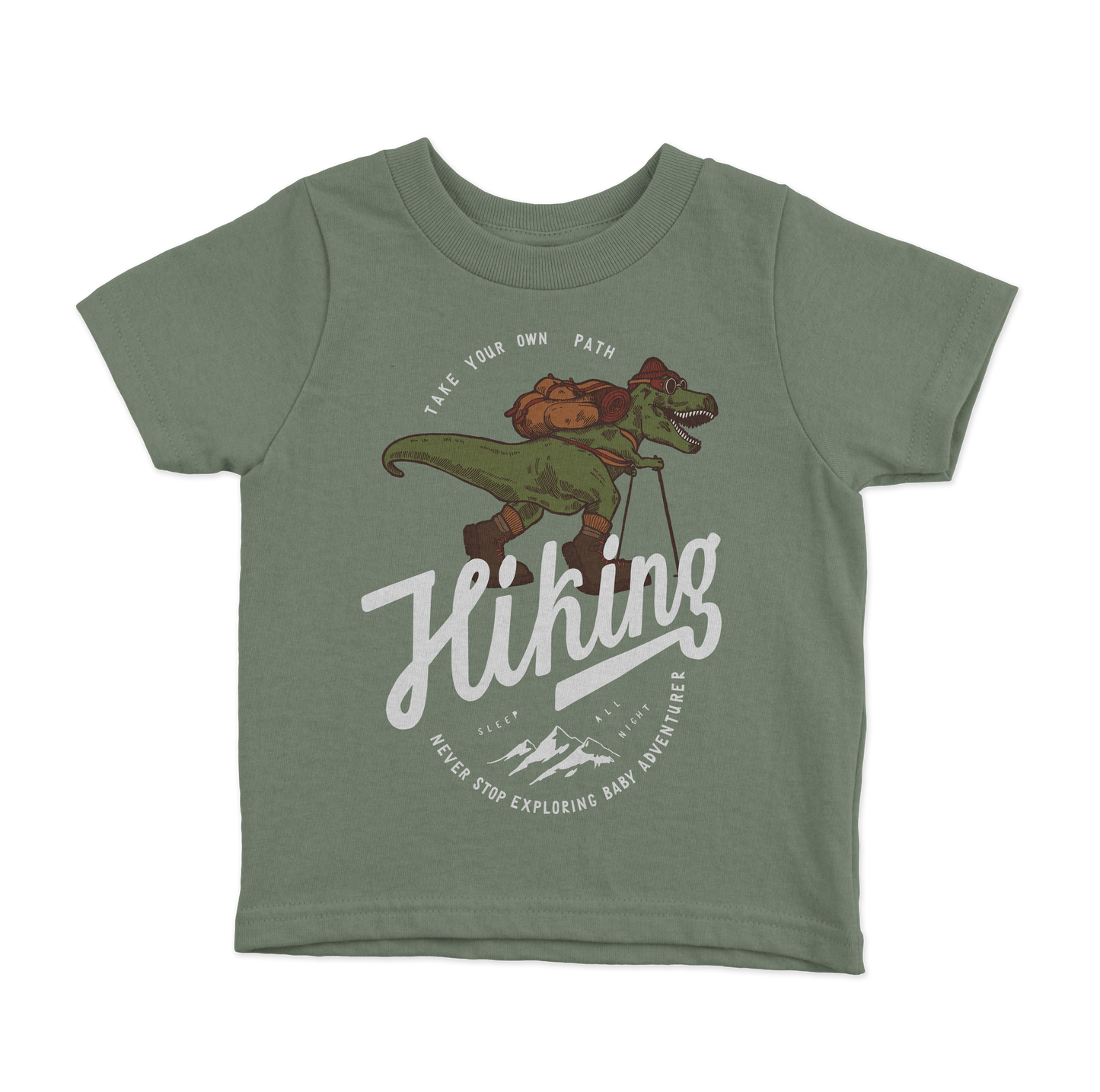 Dino Explorer - Baby Adventurer™ - Dinosaur Hiking Toddler Tee