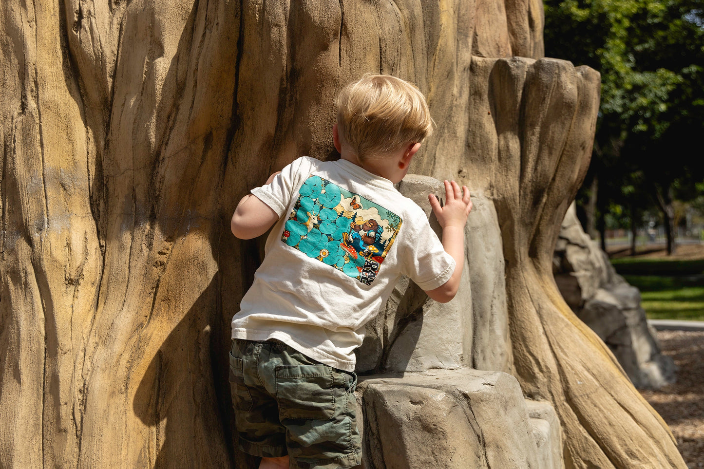 Take A Hike Bigfoot - Baby Adventurer™ - Bigfoot Hiking Toddler Tee