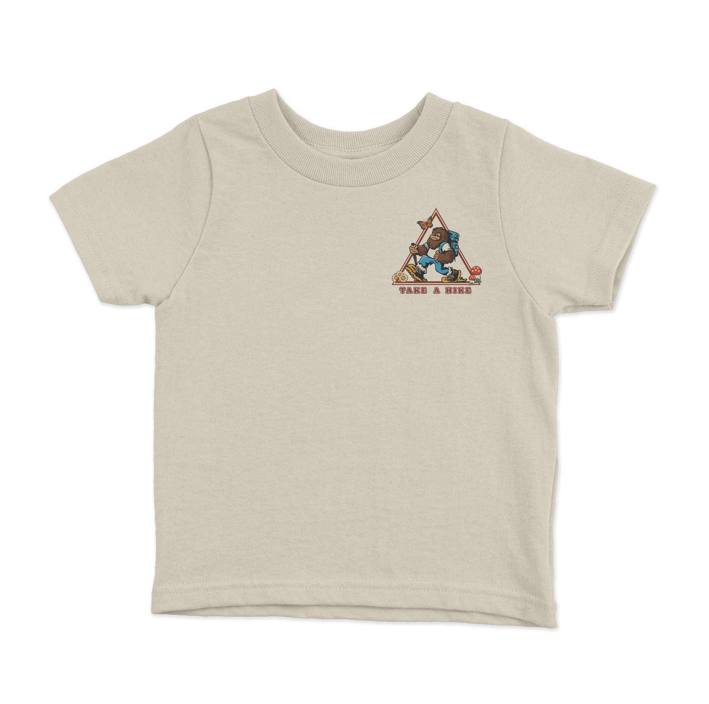 Take A Hike Bigfoot - Baby Adventurer™ - Bigfoot Hiking Toddler Tee